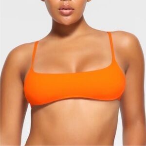 Skims Recycled Swim Micro Scoop Bikini Top